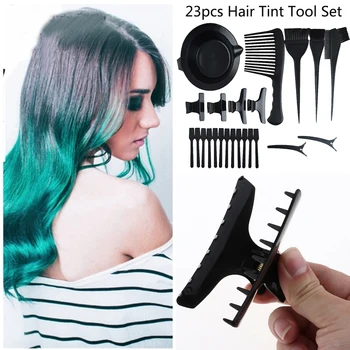 23pcs Butterfly Clip Hair Tint Tool Set Professional Multifunctional DIY Comb Brush Styling Dye Bowl Color Mixing Easy Clean
23pcs Butterfly Clip Hair Tint Tool Set Professional Multifunctional DIY Comb Brush Styling Dye Bowl Color Mixing Easy Clean
