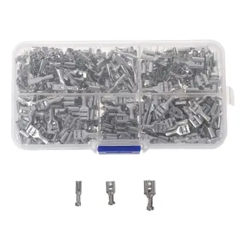 500pcs/box Terminals Wire Connection Plug Spring Male Female Spade Assortment Kit Cable Wire Connector 2.8mm 4.8mm 6.3mm
500pcs/box Terminals Wire Connection Plug Spring Male Female Spade Assortment Kit Cable Wire Connector 2.8mm 4.8mm 6.3mm