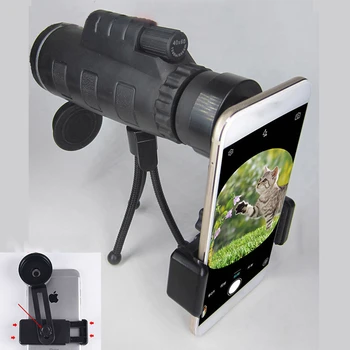 High Quality 50X60 Monocular Telescope HD Zoom Optical Lens Camera Phone Clip Tripod Super-large Eyepieces
High Quality 50X60 Monocular Telescope HD Zoom Optical Lens Camera Phone Clip Tripod Super-large Eyepieces