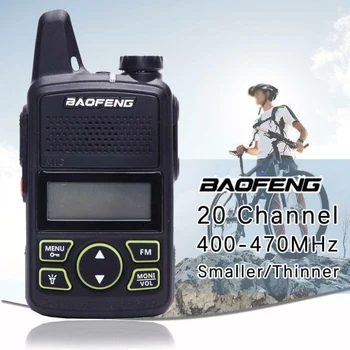 Walkie Talkie BF-T1 MINI Radio UHF 400-470MHz FM Transceiver with PTT Earpiece Intermediation sensitivity:8-12mV
Walkie Talkie BF-T1 MINI Radio UHF 400-470MHz FM Transceiver with PTT Earpiece Intermediation sensitivity:8-12mV