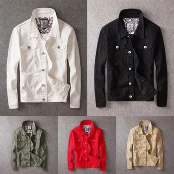 England Fashion Men Jackets Solid Color Basic Simple Denim Jackets Men Casual Coats Korean Style Slim Fit Youth Jacket Hombre
England Fashion Men Jackets Solid Color Basic Simple Denim Jackets Men Casual Coats Korean Style Slim Fit Youth Jacket Hombre