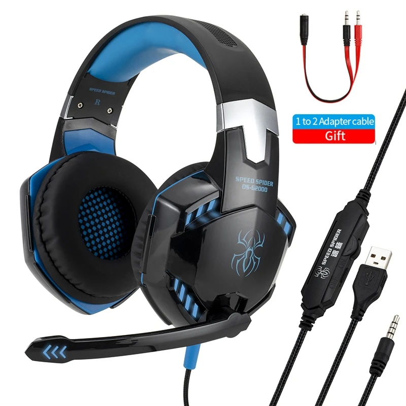 Gaming Headset 3.5 Jack USB Wired LED Headphone With Mic Lond Sound Comfortable Music Helmet For PS4 Computer PC Laptop Kid Gift 
Gaming Headset 3.5 Jack USB Wired LED Headphone With Mic Lond Sound Comfortable Music Helmet For PS4 Computer PC Laptop Kid Gift