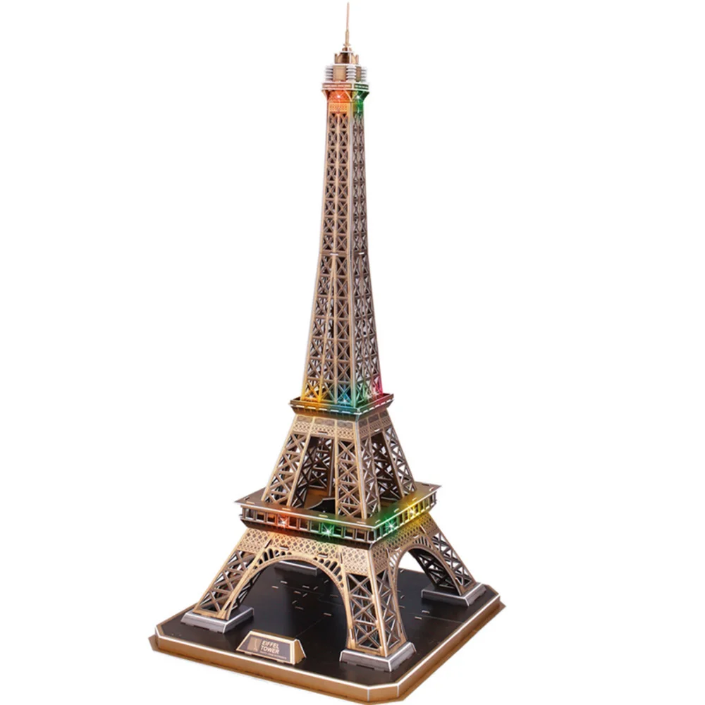 Classic Jigsaw Puzzle France La Tour the Eiffel Tower Enlighten Construction Brick Toys scale Models Sets World Building Paper
Classic Jigsaw Puzzle France La Tour the Eiffel Tower Enlighten Construction Brick Toys scale Models Sets World Building Paper