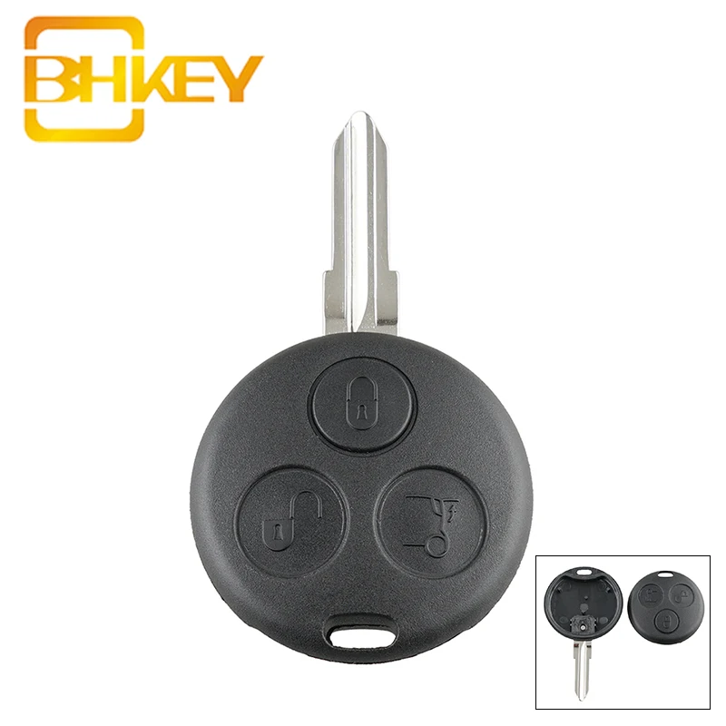 BHKEY 3 Buttons Car Remote Key Shell for Mercedes Benz Replacement Smart Car Key Fob Case
BHKEY 3 Buttons Car Remote Key Shell for Mercedes Benz Replacement Smart Car Key Fob Case