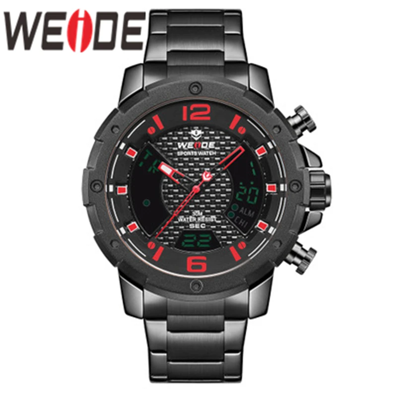 

WEIDE Watch Men Tops Brand Luxury Watch Automatic Date Quartz Movement Analog Clock Wristwatches Relogio Masculino Men's Watches