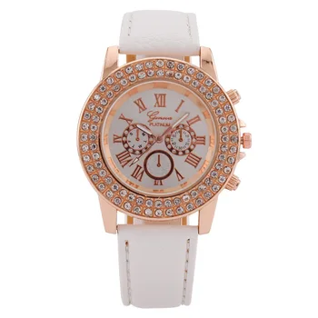 Hot style gift table custom Geneva eye set auger ms color spot female table quartz watches belt manufacturer
Hot style gift table custom Geneva eye set auger ms color spot female table quartz watches belt manufacturer