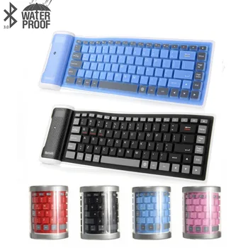 Bluetooth Wireless Keyboard Foldable Waterproof Universal Portable Soft Silicone Keyboard For Laptop For iPad New Smart Phone
Bluetooth Wireless Keyboard Foldable Waterproof Universal Portable Soft Silicone Keyboard For Laptop For iPad New Smart Phone