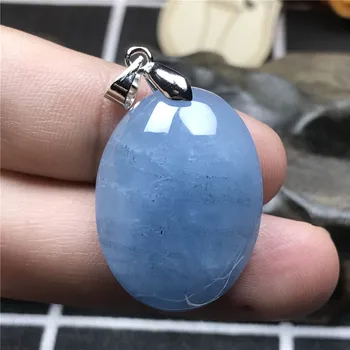 Genuine Blue Aquamarine Pendant Jewelry For Women Men Clear Stone Beads 925 Silver 27x20x8mm Oval Beads Necklace Pendant AAAAA
Genuine Blue Aquamarine Pendant Jewelry For Women Men Clear Stone Beads 925 Silver 27x20x8mm Oval Beads Necklace Pendant AAAAA