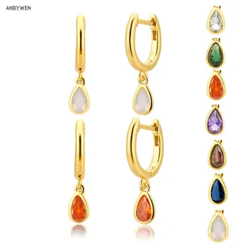 ANDYWEN 925 Sterling Silver Colorful Drop Earring Rainbow CZ Zircon Ovals Circle Round Pendiente Piercing Rock Punk Jewelry
ANDYWEN 925 Sterling Silver Colorful Drop Earring Rainbow CZ Zircon Ovals Circle Round Pendiente Piercing Rock Punk Jewelry