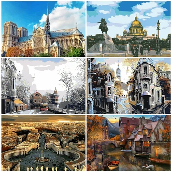 AZQSD DIY Paint By Numbers For Adults Landscape Acrylic Paint Unframe Coloring By Numbers On Canvas Street Home Decoration
AZQSD DIY Paint By Numbers For Adults Landscape Acrylic Paint Unframe Coloring By Numbers On Canvas Street Home Decoration