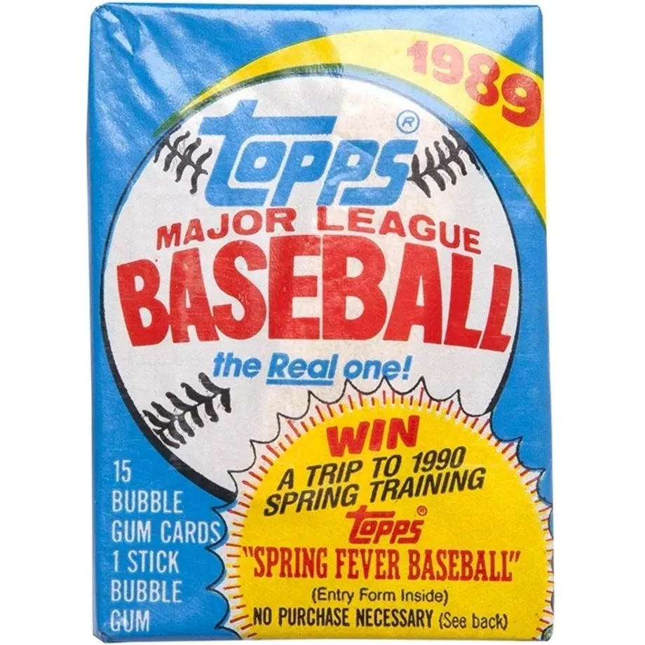 Topps 1989 Baseball Major League. Коллекционные карточки бейсбольные 15шт |