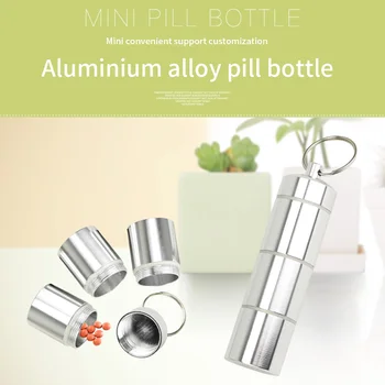 Outdoor EDC Stainless Steel Sealed Waterproof Medicine Pill Container Pendant Multifunctional Drug Cigarette Packaging Storage
Outdoor EDC Stainless Steel Sealed Waterproof Medicine Pill Container Pendant Multifunctional Drug Cigarette Packaging Storage