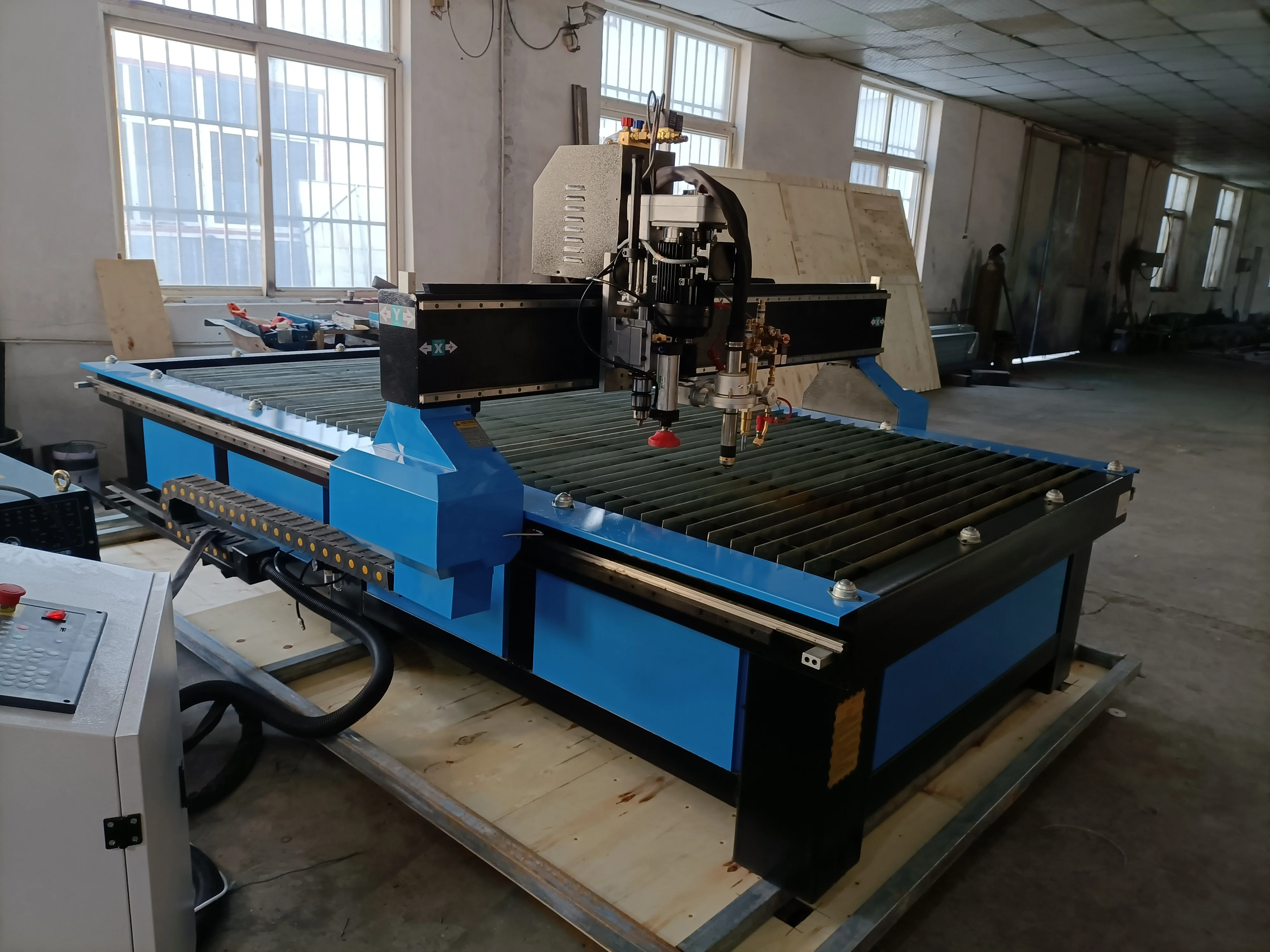 2021 CNC горячая Распродажа металлическая промышленность 1500*3000 мм машина для плазменной резки с THC/плазменной маркировкой сверлильный станок для листового металла
2021 CNC горячая Распродажа металлическая промышленность 1500*3000 мм машина для плазменной резки с THC/плазменной маркировкой сверлильный станок для листового металла