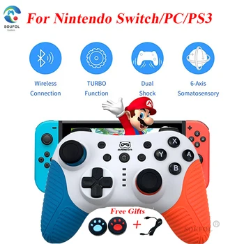 New Wireless Game Controller Joystick For Nintendo Switch NS Pro Console Bluetooth Gamepad Joypad For PC Control Accessories
New Wireless Game Controller Joystick For Nintendo Switch NS Pro Console Bluetooth Gamepad Joypad For PC Control Accessories