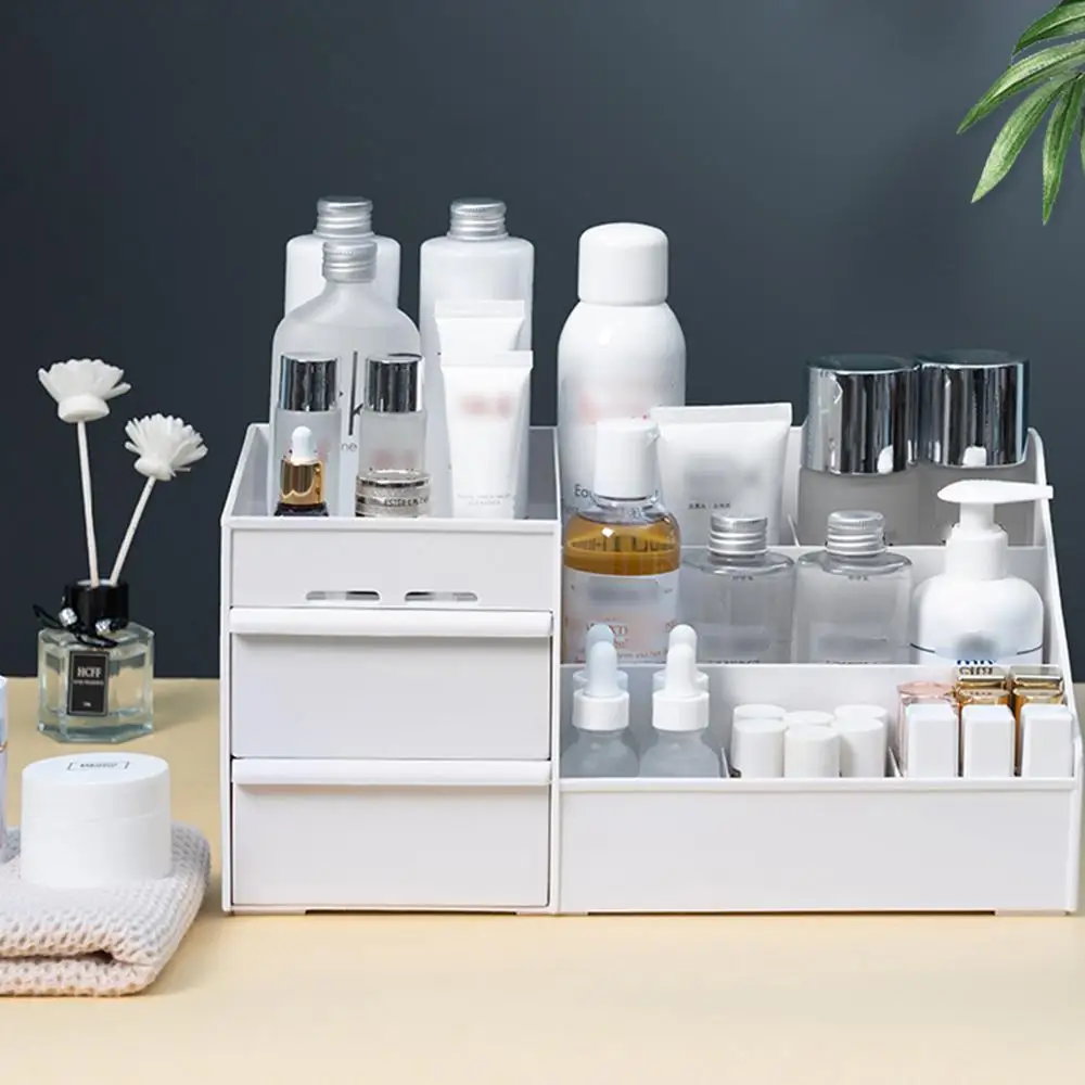 Large Capacity Cosmetic Storage Box Drawer Makeup Organizer Dressing Table Skin Care Rack House Container Mobile Phone Sundries
Large Capacity Cosmetic Storage Box Drawer Makeup Organizer Dressing Table Skin Care Rack House Container Mobile Phone Sundries