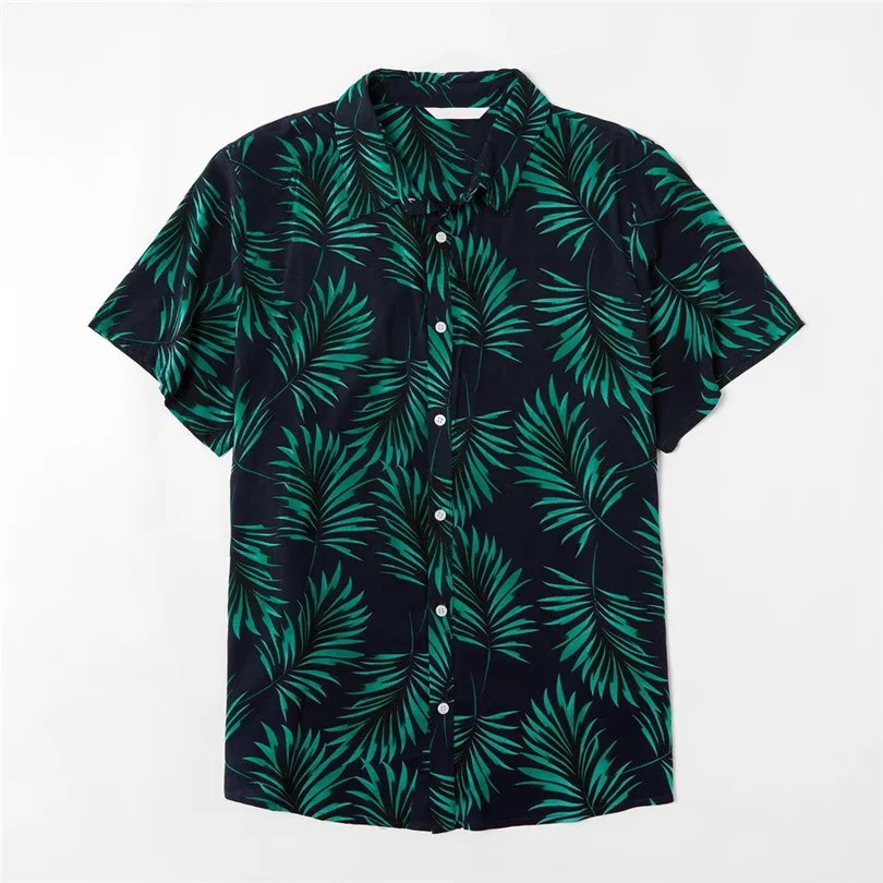 men summer hawaii beach shirt