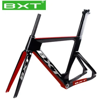 BXT new T800 carbon track frame with fork 700C fixed gear road bicycle frame 48/51/54/57cm single speed Track bicycle frameset
BXT new T800 carbon track frame with fork 700C fixed gear road bicycle frame 48/51/54/57cm single speed Track bicycle frameset