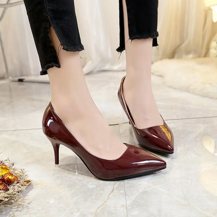 Mirror Plus-sized Size 33-43 Yards 2019 Spring And Autumn New Style Europe And America Comfortable Thin Heeled Pointed-Toe WOMEN
Mirror Plus-sized Size 33-43 Yards 2019 Spring And Autumn New Style Europe And America Comfortable Thin Heeled Pointed-Toe WOMEN