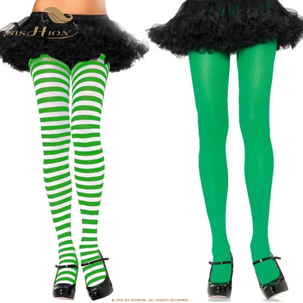 SISHION Irish Festival Green White Pantyhose St. Patrick's Day Green Pantyhose Party Cosplay Stockings SP0389
SISHION Irish Festival Green White Pantyhose St. Patrick's Day Green Pantyhose Party Cosplay Stockings SP0389