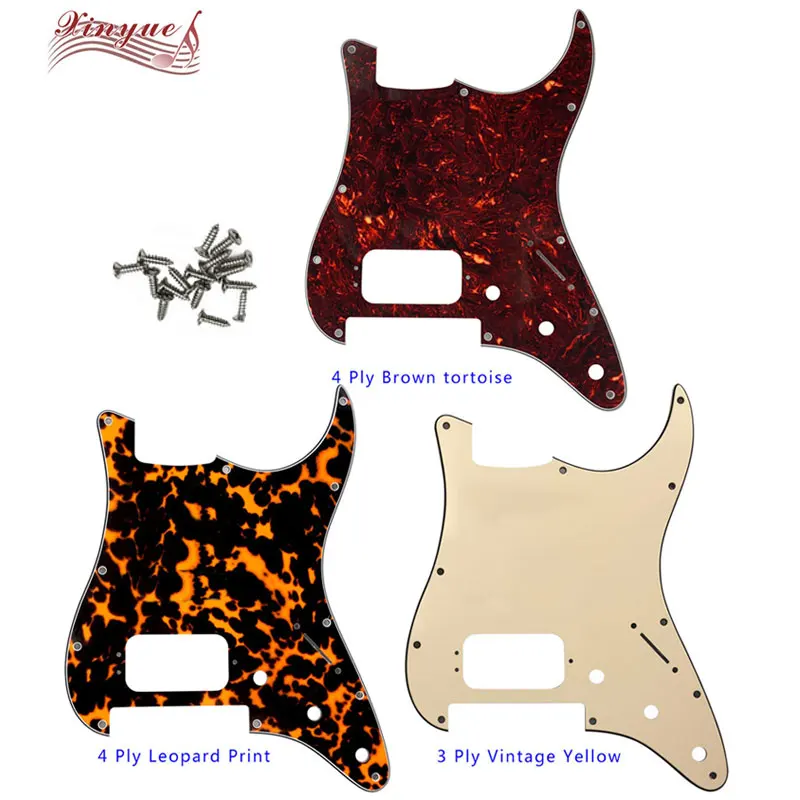 Xinyue Guitar Parts - For US 11 Screw Holes With Floyd RoseTremolo Brige St H Strat Guitar Pickguard Multiple Colors Available
Xinyue Guitar Parts - For US 11 Screw Holes With Floyd RoseTremolo Brige St H Strat Guitar Pickguard Multiple Colors Available