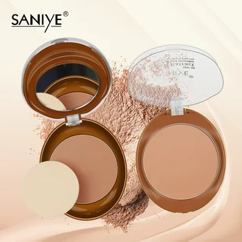 SANIYE Face Powder Foundation Full Coverage Long Lasting Makeup Compact Powder Pressed Powder Double Layer with Mirror R1032A
SANIYE Face Powder Foundation Full Coverage Long Lasting Makeup Compact Powder Pressed Powder Double Layer with Mirror R1032A
