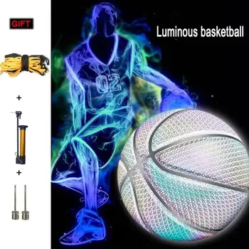Luminous Basketball Colorful Sports Reflective Basketball Basketball Inflatable Glowing Sport Wear-resistant Tube For Night I3W4
Luminous Basketball Colorful Sports Reflective Basketball Basketball Inflatable Glowing Sport Wear-resistant Tube For Night I3W4
