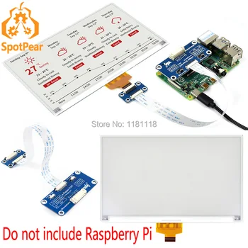Raspberry Pi 7.5inch E-Ink display HAT 880×528 red / black / white three-color for Raspberry/Jetson Nano/Arduino/Nucleo
Raspberry Pi 7.5inch E-Ink display HAT 880×528 red / black / white three-color for Raspberry/Jetson Nano/Arduino/Nucleo