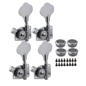 Yibuy 4 Left hand Chrome Bass Guitar Machine Heads Tuners / Elephant ear button
Yibuy 4 Left hand Chrome Bass Guitar Machine Heads Tuners / Elephant ear button