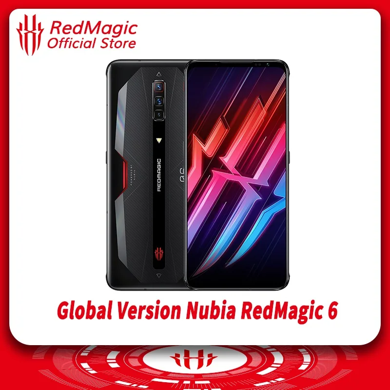 Оригинальный игровой телефон RedMagic 6 с восьмиядерным процессором Snapdragon 888 8 дюймов