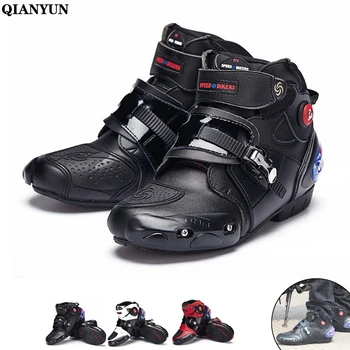 Unisex Motocross Boots Microfiber Racing Shoes Anticollision Anti-skid Motorcycle Boot Protective Motorbike Equipment All Season 
Unisex Motocross Boots Microfiber Racing Shoes Anticollision Anti-skid Motorcycle Boot Protective Motorbike Equipment All Season