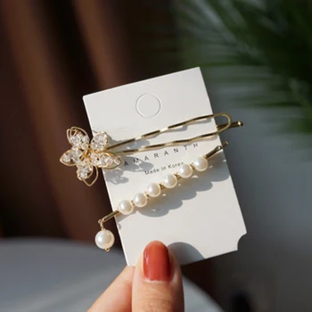 2020 New Hair Clip Hand-woven Crystal Flower Word Clip Set Retro Pearl Hairpin Barrette For Women Girls Hair Accessories
2020 New Hair Clip Hand-woven Crystal Flower Word Clip Set Retro Pearl Hairpin Barrette For Women Girls Hair Accessories