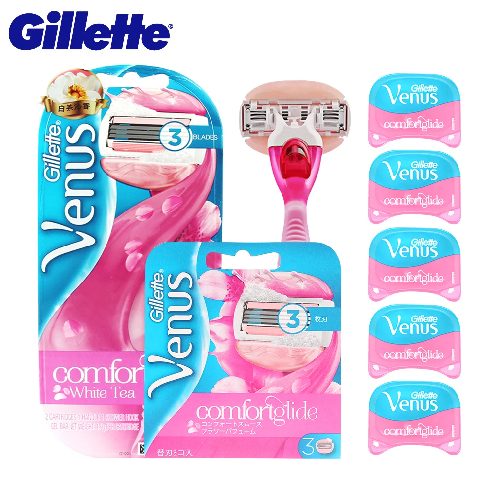 Gillette Razor Venus 3 Layer Women Shaving Safety Razor Blades Shave Hair Removal Razor Head for Bikini Body Curve
Gillette Razor Venus 3 Layer Women Shaving Safety Razor Blades Shave Hair Removal Razor Head for Bikini Body Curve