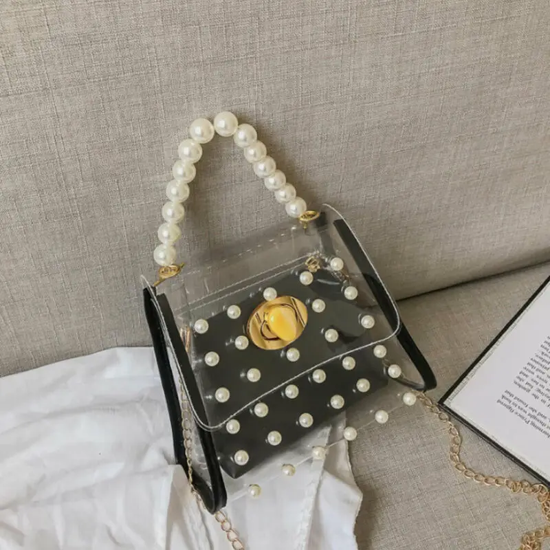 2019 Crossbody Bags For Women Transparent Bags Female Chain Shoulder Bag Pack Fashion Pearl Handbag Tote Ladies Messenger Bag
2019 Crossbody Bags For Women Transparent Bags Female Chain Shoulder Bag Pack Fashion Pearl Handbag Tote Ladies Messenger Bag