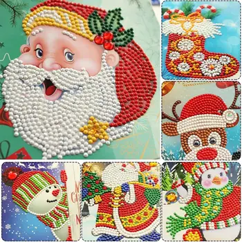 Postcard Resin Cartoon Greeting Card Santa Claus Diamond Painting Creative 8pcs DIY Elk Snowman 5D Christmas Card Cross Stitch
Postcard Resin Cartoon Greeting Card Santa Claus Diamond Painting Creative 8pcs DIY Elk Snowman 5D Christmas Card Cross Stitch