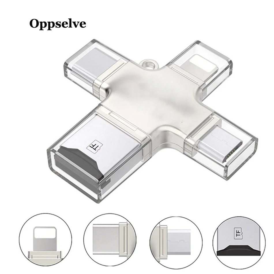 4 in 1 iFlash Drive USB Micro SD&TF Card Reader Adapter for iPhone 11 X 7 8 iPad Macbook Samsung Android OTG Reader Accessories
4 in 1 iFlash Drive USB Micro SD&TF Card Reader Adapter for iPhone 11 X 7 8 iPad Macbook Samsung Android OTG Reader Accessories