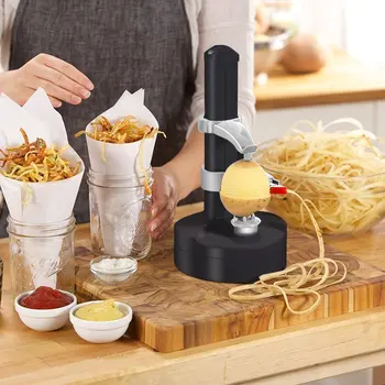 Automatic Peeler Automatic Electric Peeler Multifunctional Fruit Potato Peeler Kitchen Does Not Hurt Hands Battery Plug Dual Use
Automatic Peeler Automatic Electric Peeler Multifunctional Fruit Potato Peeler Kitchen Does Not Hurt Hands Battery Plug Dual Use
