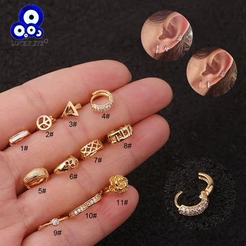 Lucky Eye Heart Flower Hoop Earrings Rose Gold Silver Color Micro Pave Small Earrings for Women Girls Fashion Jewelry LE390
Lucky Eye Heart Flower Hoop Earrings Rose Gold Silver Color Micro Pave Small Earrings for Women Girls Fashion Jewelry LE390