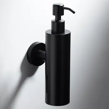 200ML Black Press Style Wall Mounted Liquid Soap Sanitizer Shampoo Dispenser 
200ML Black Press Style Wall Mounted Liquid Soap Sanitizer Shampoo Dispenser