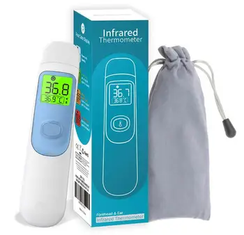Non-contact External IR Temperature Gun Home Measuring Instruments Display Thermometer Digital Ear Forehead Oorthermometer Meter
Non-contact External IR Temperature Gun Home Measuring Instruments Display Thermometer Digital Ear Forehead Oorthermometer Meter