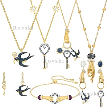 Original SWA Earring Necklace Bracelet TAROT MAGIC Stud Earrings Bracelet with Original Logo Women Jewelry Gift Free Shipping
Original SWA Earring Necklace Bracelet TAROT MAGIC Stud Earrings Bracelet with Original Logo Women Jewelry Gift Free Shipping
