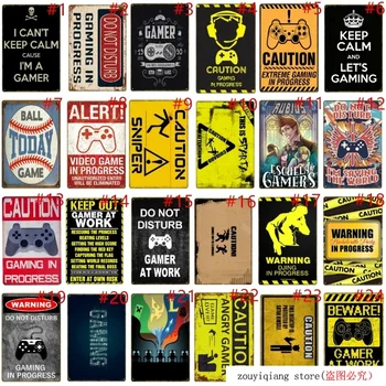 Alert Vintage Metal Tin Signs Caution Plaque Gaming In Progress Retro Art Poster Gift Home Bar Pub Decorative Wall Plates YD032
Alert Vintage Metal Tin Signs Caution Plaque Gaming In Progress Retro Art Poster Gift Home Bar Pub Decorative Wall Plates YD032