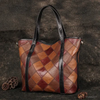 Women's Large handbag Retro Genuine Leather Lady Female Hand Bags Women Vintage Style Shoulder Bag Top-Handle Tote Travel Bag
Women's Large handbag Retro Genuine Leather Lady Female Hand Bags Women Vintage Style Shoulder Bag Top-Handle Tote Travel Bag