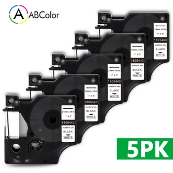5PK Compatible 1805443 Label Tapes for DYMO 1805443 Rhino IND Heat Shrink Tube Label For DYMO Rhino 4200 5200 5000 Label Maker
5PK Compatible 1805443 Label Tapes for DYMO 1805443 Rhino IND Heat Shrink Tube Label For DYMO Rhino 4200 5200 5000 Label Maker