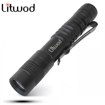 Litwod Z30 Pen Light Portable Mini LED Flashlight Torch XM-L Q5 Flash Light XP-2 1000LM Hunting Camping Lamp By AAA battery
Litwod Z30 Pen Light Portable Mini LED Flashlight Torch XM-L Q5 Flash Light XP-2 1000LM Hunting Camping Lamp By AAA battery