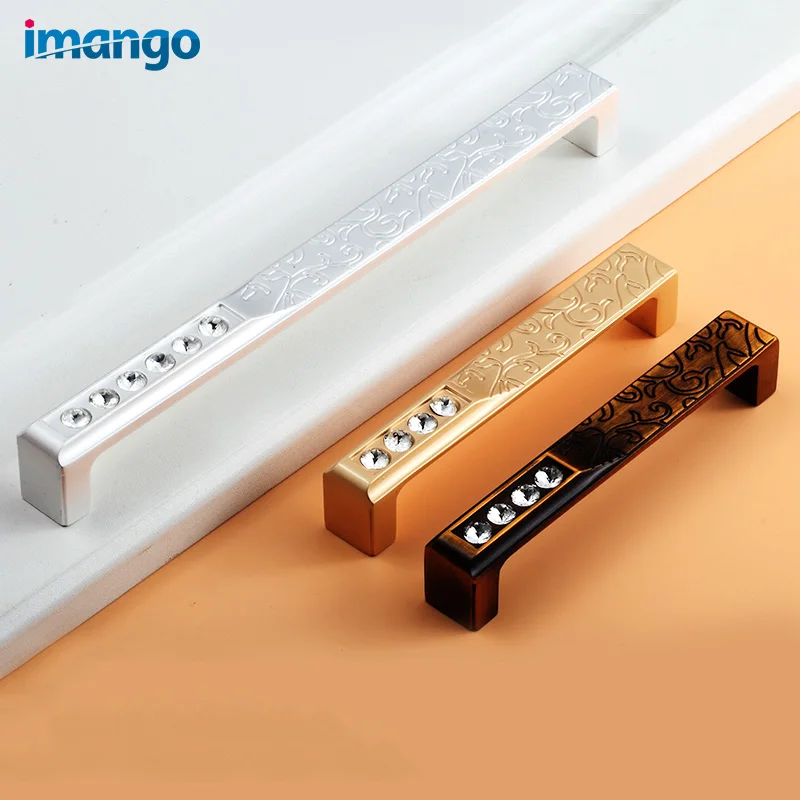High Quality Coat Cabinet Door Knobs Pattern Diamond Crystal Handle Cabinet Drawer Handles Furniture Hardware Pull 128mm/224mm
High Quality Coat Cabinet Door Knobs Pattern Diamond Crystal Handle Cabinet Drawer Handles Furniture Hardware Pull 128mm/224mm
