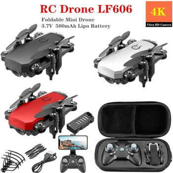 RC Helicopter LF606 Video Shooting Mini Drone Wifi FPV 4K HD Camera Altitude Hold RC Quadcopter Toy Best Toy for Beginner
RC Helicopter LF606 Video Shooting Mini Drone Wifi FPV 4K HD Camera Altitude Hold RC Quadcopter Toy Best Toy for Beginner