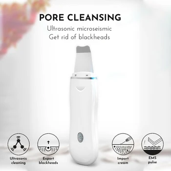 Ultrasonic Skin Scrubber Vibration Deep Face Cleaning Machine Peeling Shovel Facial Pore Cleaner Ion Skin Scraper Face Scruuber
Ultrasonic Skin Scrubber Vibration Deep Face Cleaning Machine Peeling Shovel Facial Pore Cleaner Ion Skin Scraper Face Scruuber