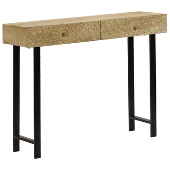 vidaXL Console Table Solid Mango Wood 102x30x79 cm
vidaXL Console Table Solid Mango Wood 102x30x79 cm