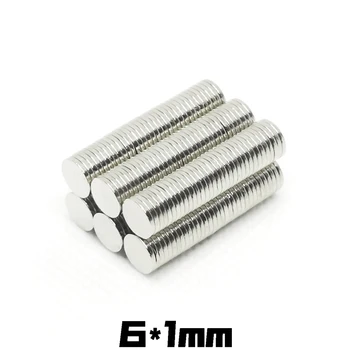 100pcs /lot Super Strong 6mm*1mm Neodymium Magnets Rare Earth Permanent Magnet N35 Disc Fridge Craft 6*1mm small magnets
100pcs /lot Super Strong 6mm*1mm Neodymium Magnets Rare Earth Permanent Magnet N35 Disc Fridge Craft 6*1mm small magnets