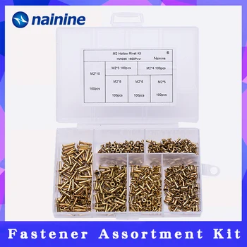 600Pcs/set M2*3/4/5/6/8/10 GB876 Tubular Rivets Double-sided Circuit Board PCB Nails Brass Hollow Rivet Nuts Kit HW036 
600Pcs/set M2*3/4/5/6/8/10 GB876 Tubular Rivets Double-sided Circuit Board PCB Nails Brass Hollow Rivet Nuts Kit HW036